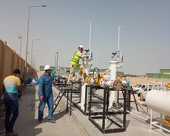 Test pressure for facilities piping