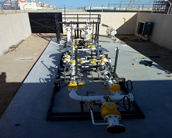 Test pressure for facilities piping